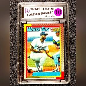 1990 Frank Thomas No Name Error Rookie Card Mint Condition!!